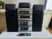 Wieża segmentowa AIWA 5.1 w perfekcyjnym stanie z DSP, Pro Logic, bluetooth