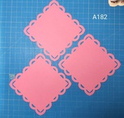 SCRAPKI KRAKÓW kwadratowe serwetki 3 szt. (A182)