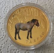 Numizmat Symbole Przyrody, Tarpan, certyfikat, książeczka