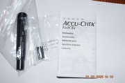 Nakłuwacz Accu-Chek FastClix + 6 lancetów Używany