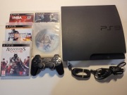 Konsola Playstation 3 PS3 Slim Zestaw z Grami - Super Stan