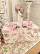 Niciarka shabby róże duża