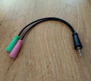 Rozgałęziacz splitter przejściówka minijack marki Hama