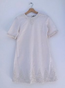 &OtherStories lniana sukienka ecru len biała 36 S