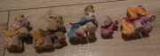 Figurki kucyki filly z pelerynami zestaw 5 pięć 