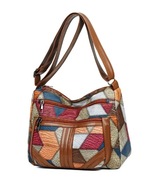 Nowa torebka damska, listonoszka regulowany pasek Wielokolorowa 