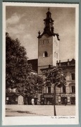 Pocztówka Lwów, Wieża Katedry łacińskiej 1937r. Fot. A. Lenkiewicz