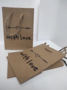 Torba prezentowa kraftowa ze sznurkiem jutowym