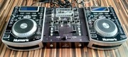 Konsola DJ Behringer+2x Numark