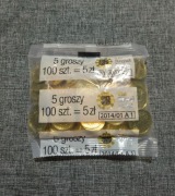 5 gr groszy 2013 RM Royal Mint  Nakład Tylko 1 mln