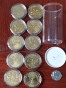 Komplet monet 2 zł plus tuba i gratis zestaw 2 , dostawa 0