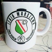 Nowy Kubek Ceramiczny Legia Warszawa prezent dla fana koszykówki