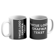 Kubek biały ceramiczny z własnym nadrukiem