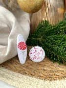 ZESTAW spinka+gumka do włosów.dla dziewczynki.prezent.na święta.ozdoby.