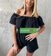 Kombinezon damski letni czarny-nowość!