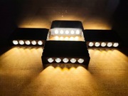 Lampa solarna 10 LED  , kinkiet ogrodowy , zestaw 4 lampy