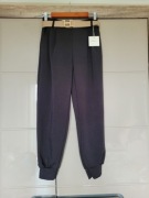 czarne spodnie eleganckie z paskiem rosella 38 m nowe