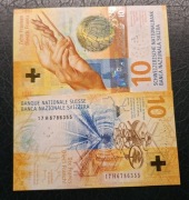 Szwajcaria 10 franków UNC