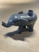 LEGO DUPLO słoń szary figurka zwierzątko zoo safari