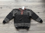 Nowy z metką sweter wełniany góralski norweski Wistex rozmiar 140/146