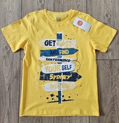 NOWA Bluzka T-shirt Cool Club drogowskaz print 146 cm 10/11 lat