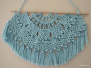 Makrama wisząca na ścianę rękodzieło BOHO