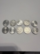 Zestaw 10x 50 Pfennig 1919-1922 | Republika Weimarska
