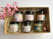 Zestaw na Wielkanoc "Naturalne Miody, Herbatki i Świeczki na Każdą Okazję!"