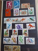 Znaczki ZSRR Olimpiada Moskwa 80 Montreal 76 sport ok. 30 szt.