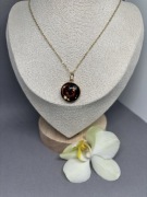 Łańcuszek z zawieszką zodiaku Lew 