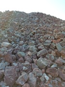 Gruz kamień z kruszarki