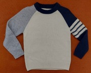 Kaszmirowy sweter dziecięcy chłopięcy 100% kaszmir 4 lata 90-113 cm 5 lat