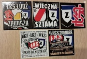 Vlepki zgodowe ŁKS - ZAWISZA BYDGOSZCZ