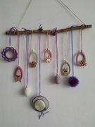 Wielkanoc wisząca dekoracja na kiju prezent