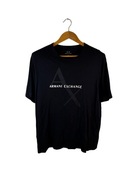 Koszulka Armani Exchange granatowa z logiem XXL