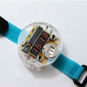 Zestaw do samodzielnego montażu: zegarek (pasek czarny) 8051