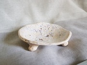 Mydelniczka ceramiczna z gliny jasna