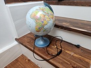 DUŻY GLOBUS PODŚWIETLANY 40CM WYSOKOŚCI ZACHEM GARWOLIN MADE IN POLAND