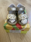 Sandałki złote Mido Noster 21 skóra