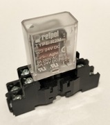 RELPOL Przekaźnik przemysłowy 24V DC, R2M-2012-23-1024 styki 2P  + gniazdo