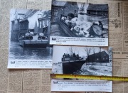 Fotografia WAF żołnierze powódź PRL amfibia