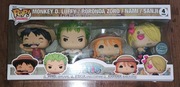 Funko Pop One Piece Monkey D. Luffy Roronoa Zoro Nami Sanji 4-pak