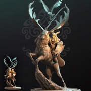 Elk War Lord Mount Atlantis Miniatures