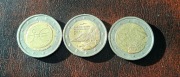 Zestaw monet 2 euro okolicznościowe