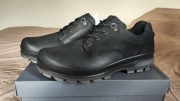 Ecco Rugged Track wodoodporne czarne skórzane buty bez szwu na nosku 44 
