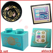 LEGO 3004pb141 KLOCEK 1x2 30258pb056 14769pb115 3068pb0994 PŁYTKA 2x2 41101