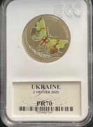 Luksusowa gałka 2 UAH. 2020. PR70 ECC