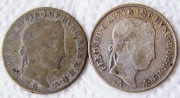 Ferdynand I(V) 2 x 5 krajcarów 1840,1847 r.