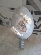 Duże jajko pisanka 15,5cm decoupage