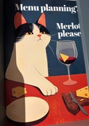 Plakat A3,  kot degustator 